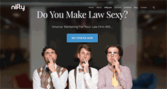 Desktop Screenshot of niftylaw.com